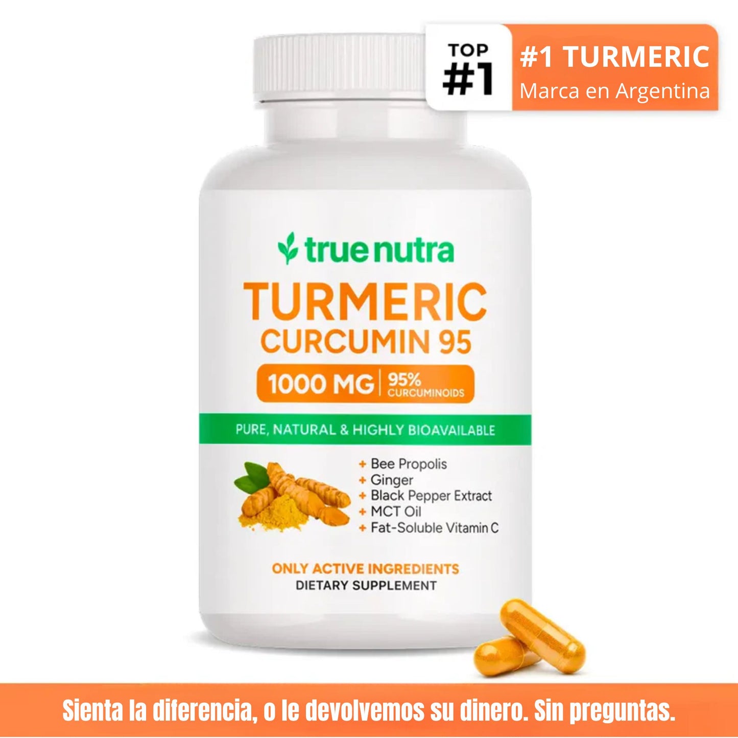 Turmeric Curcumin 95 - Despídete del Dolor y la Hinchazón